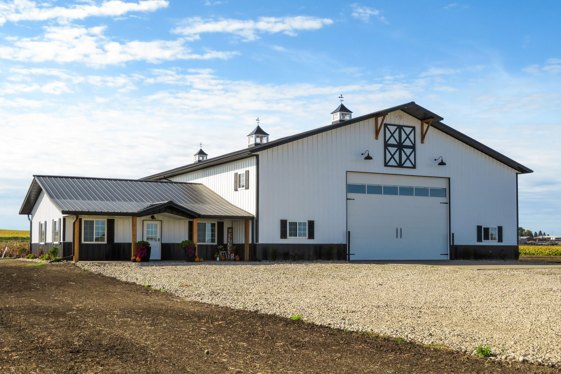 Post-frame building constructions by Hoksbergen & De Stigter Construction in Hull, IA.